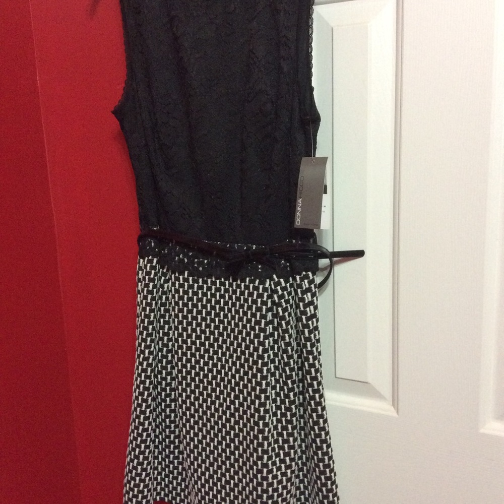 Black and white dress